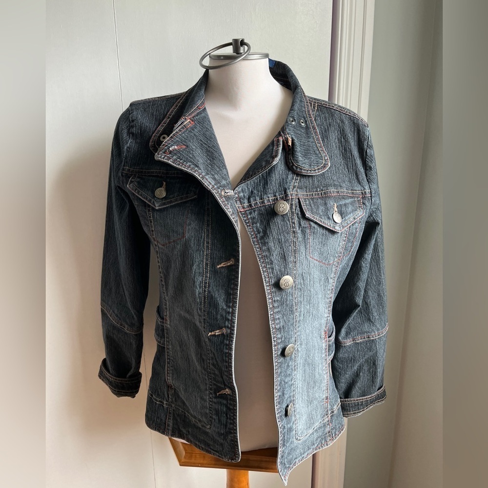 Bill Blass jean jacket ladies small